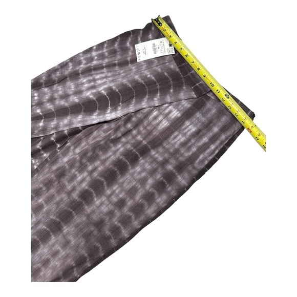 Zara Brown Patterned Wide-Leg Pants NWT size M - Picture 12 of 14